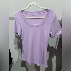 Purple short sleeve